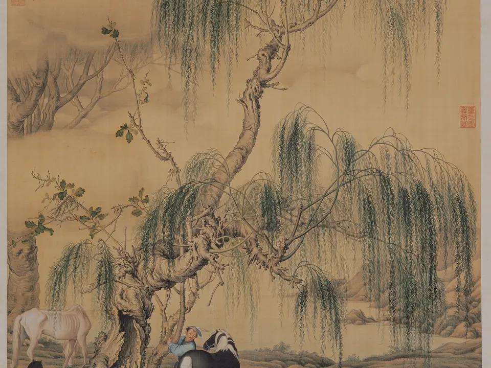 八骏图,作者郎世宁,18世纪