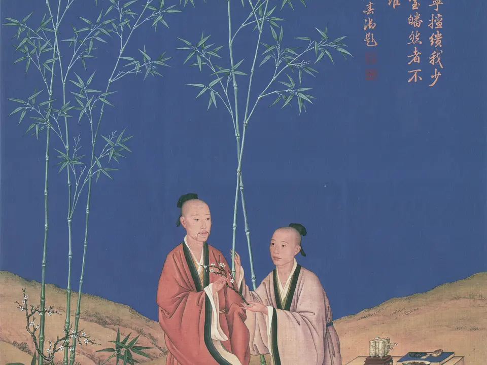 平安春信图,作者郎世宁,约18世纪