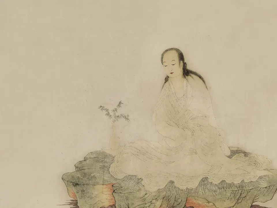 观音像,作者丁观鹏