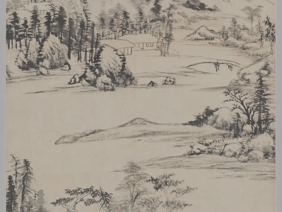 林和靖诗意,作者董其昌