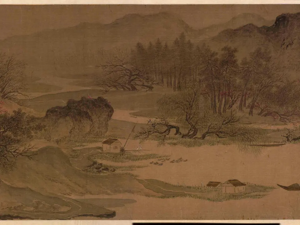 溪山春晓图，作者惠崇，约11世纪