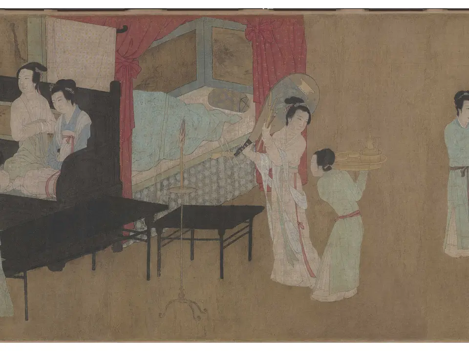韩熙载夜宴图，约10世纪