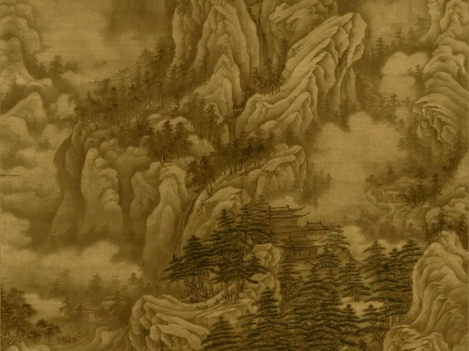 湖山春晓图，约10世纪