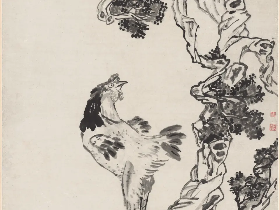 百事大吉图,作者李鱓,未知