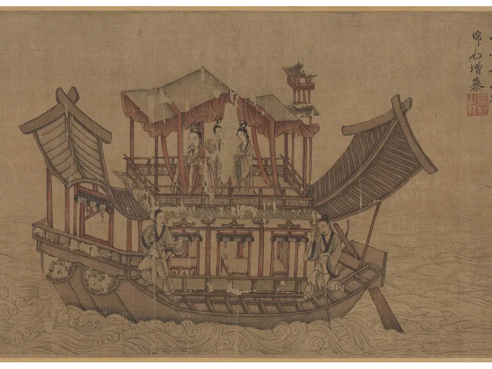 摹顾恺之洛神赋图（第二卷），约11-12世纪