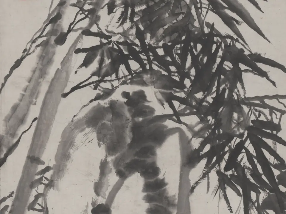 凤竹图轴，未知