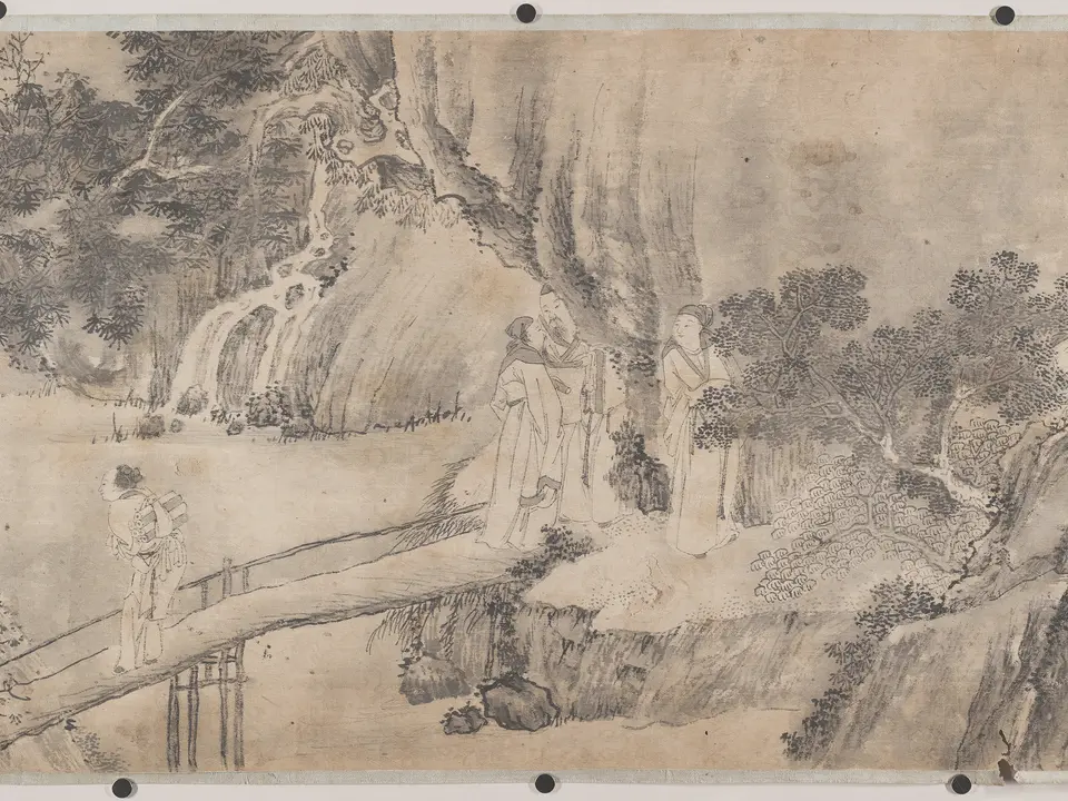 兰亭诗序图卷，未知