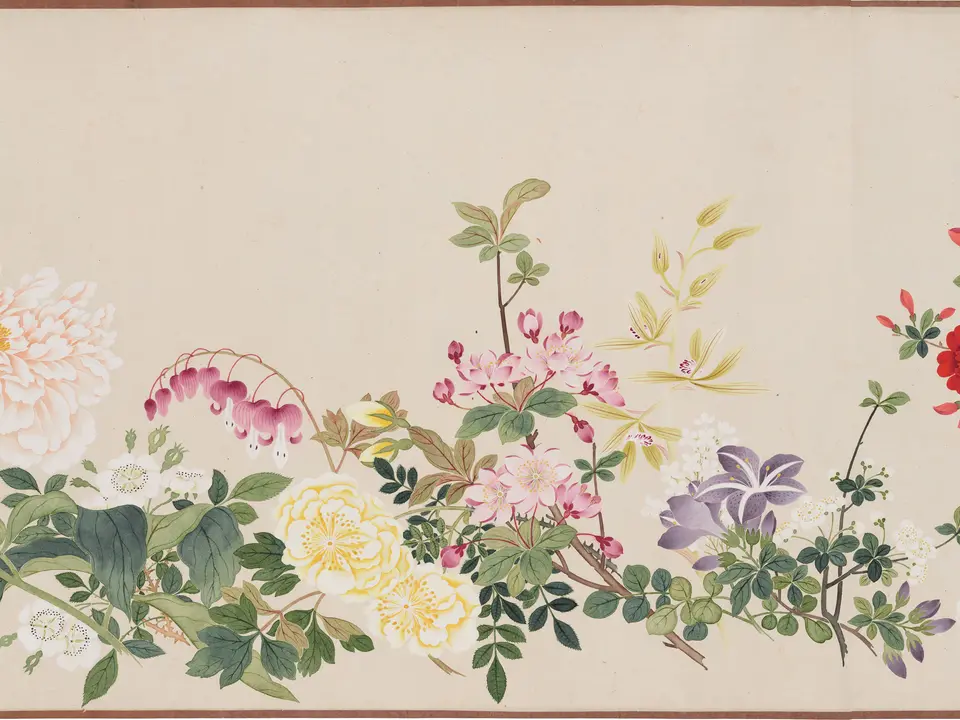 万有同春图卷，作者钱维城，未知