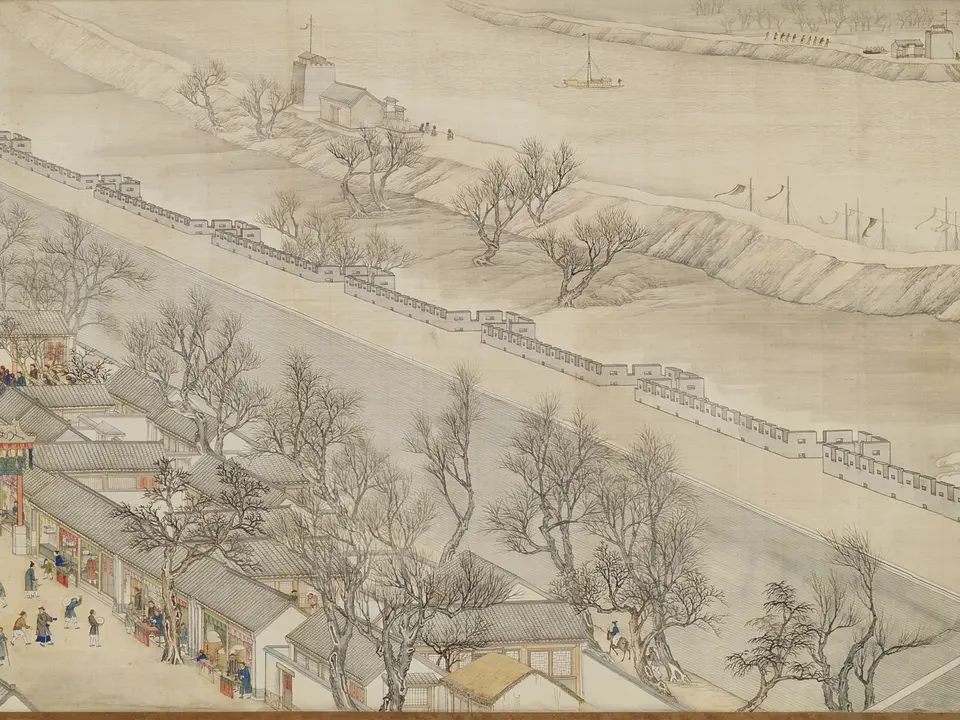 乾隆南巡图卷二，约1764-1770年