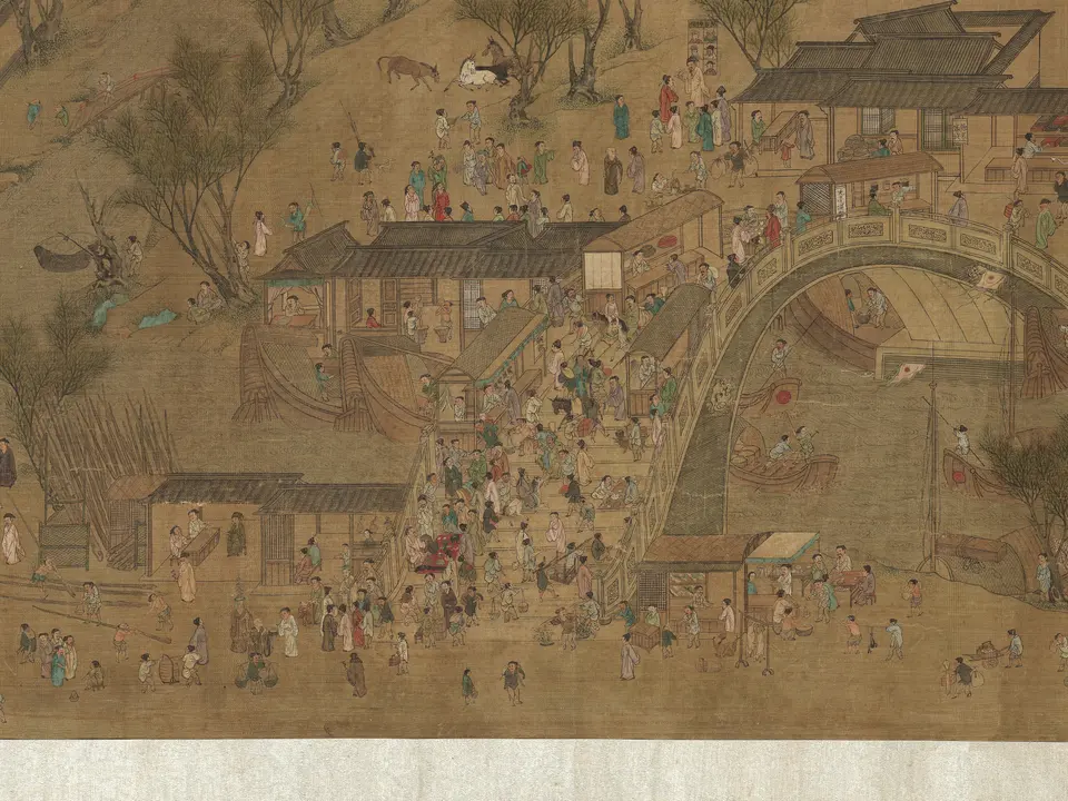 全景清明上河图（传），约12世纪初