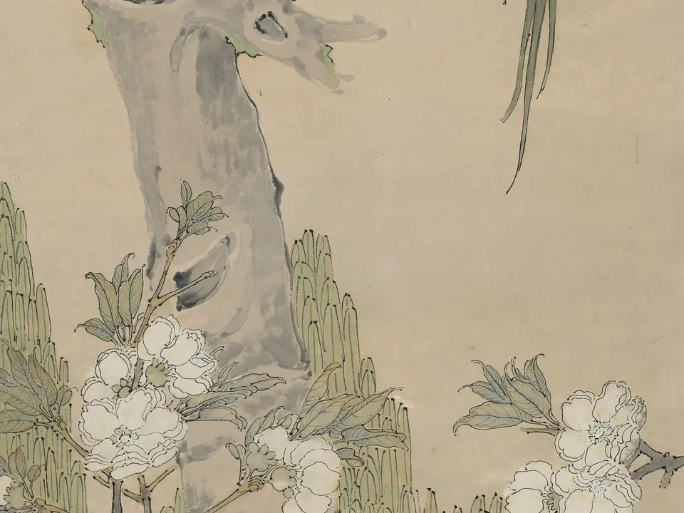 花鸟图,作者任薰