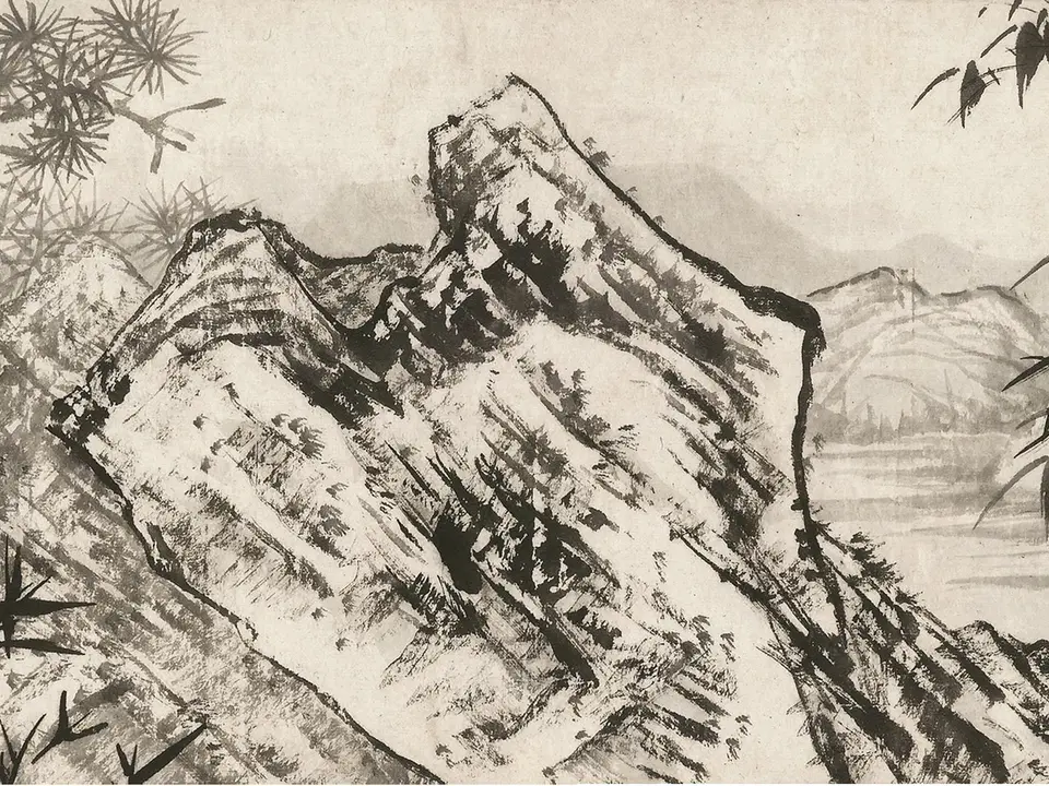 枯木竹石图卷，未知