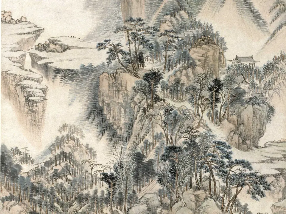 仿黄公望山水图
