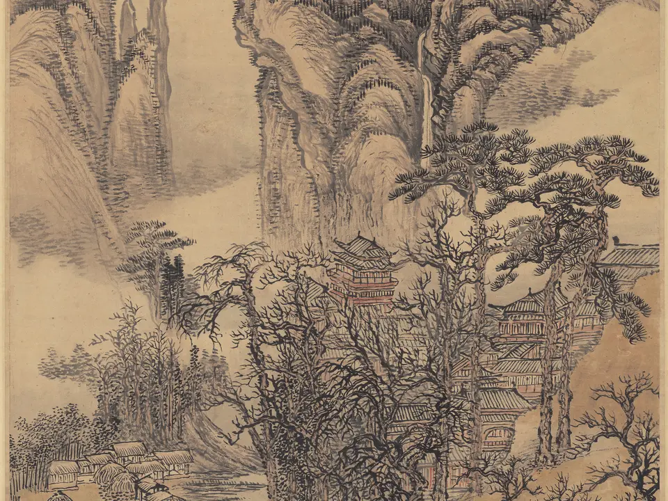 仙山楼观图，作者王翚，未知