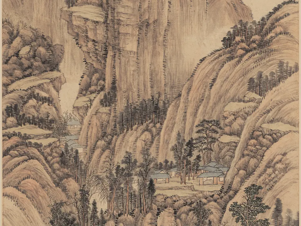 良常山馆图，作者王翚，未知