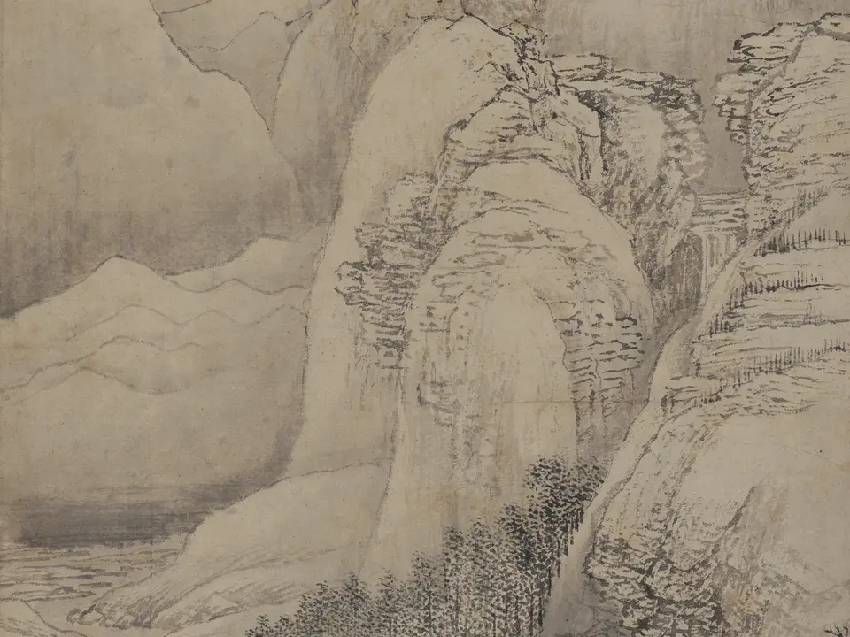 山窗封雪图，作者王翚，未知