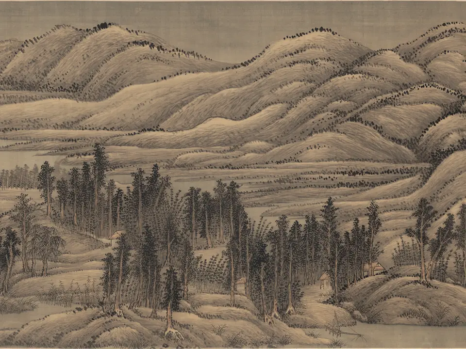 夏景山口待渡图，作者王翚，未知