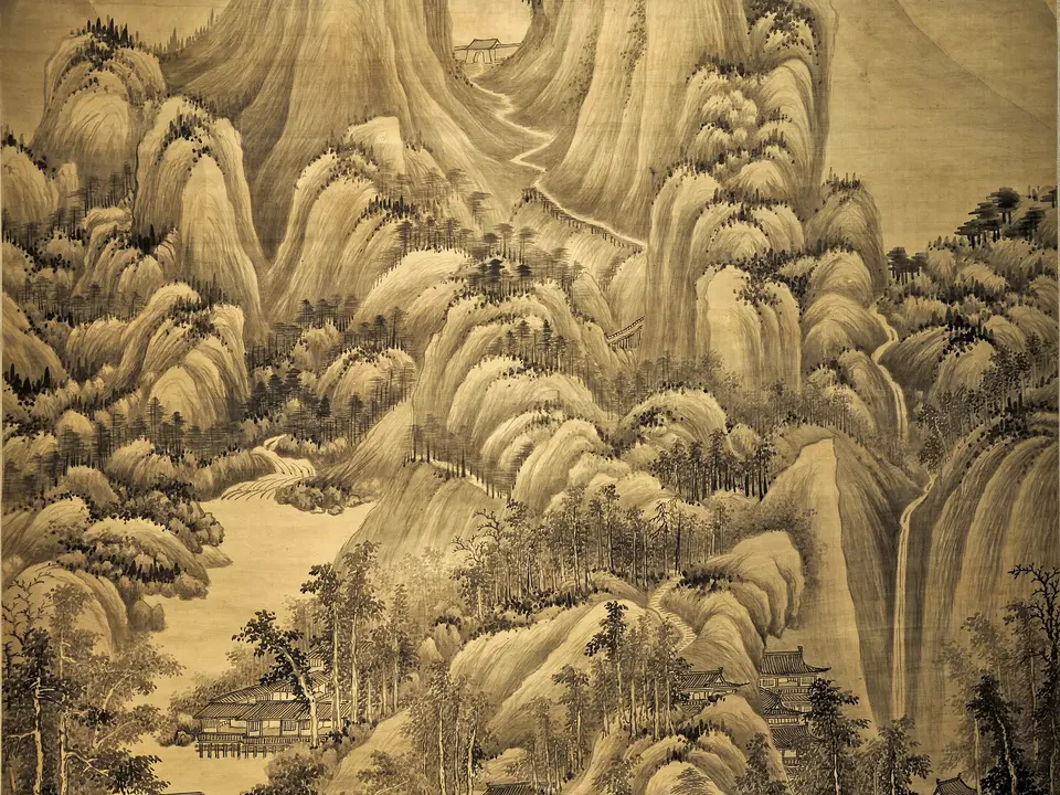 关山秋霁图