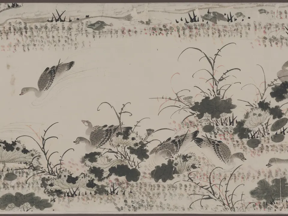 千雁图,作者王守谦