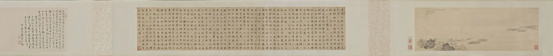 浔阳送客图卷