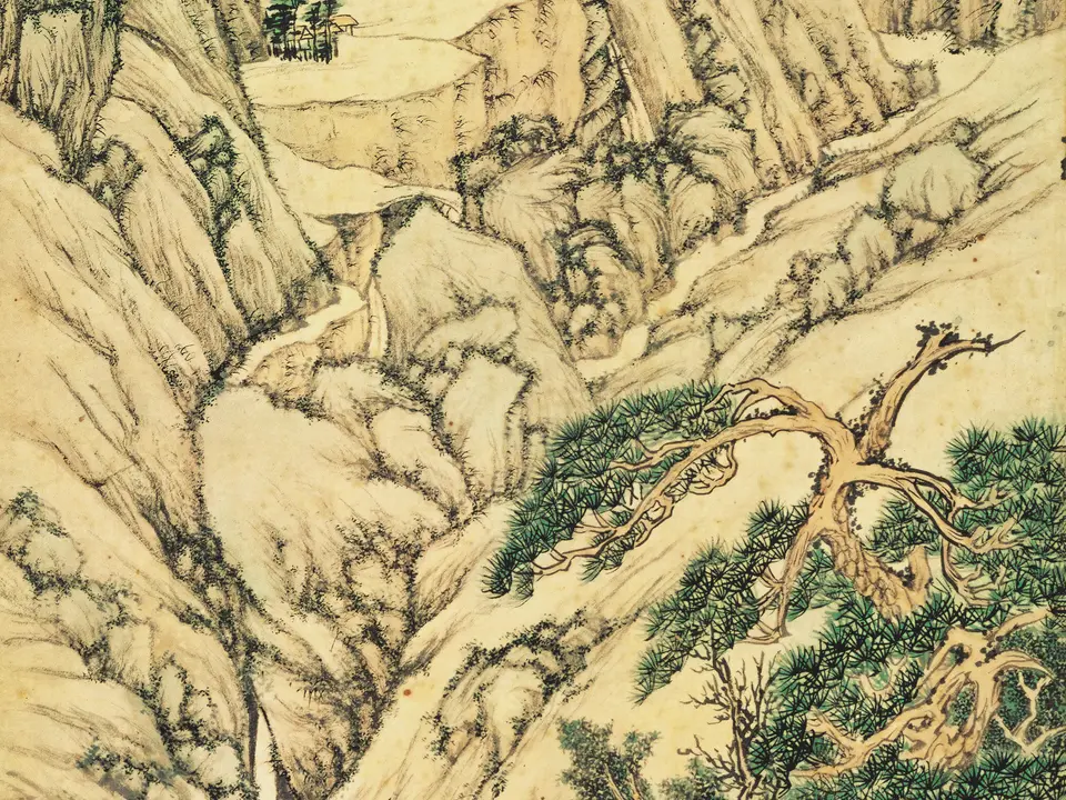 千岩竞秀图,作者文徵明,约16世纪中期