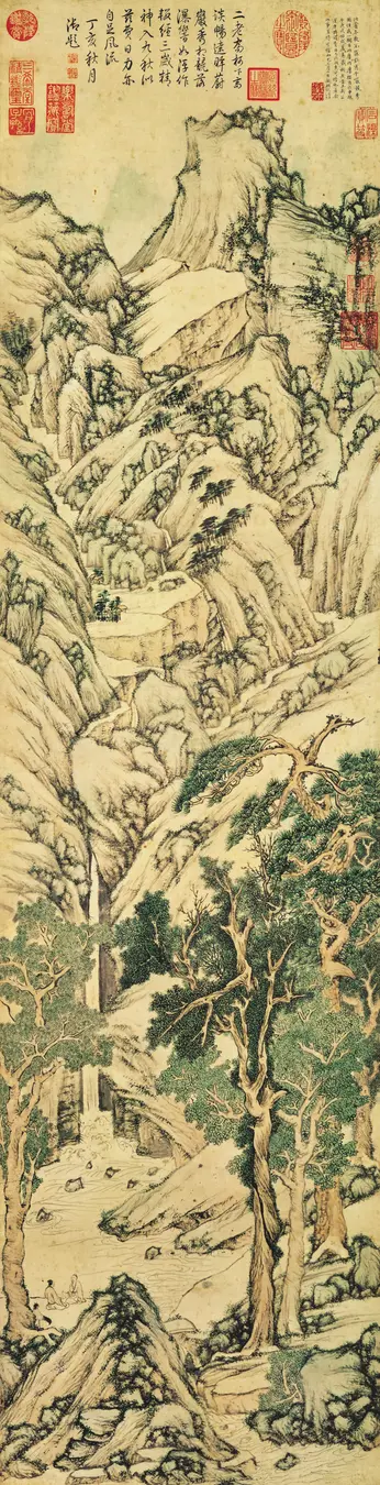 千岩竞秀图