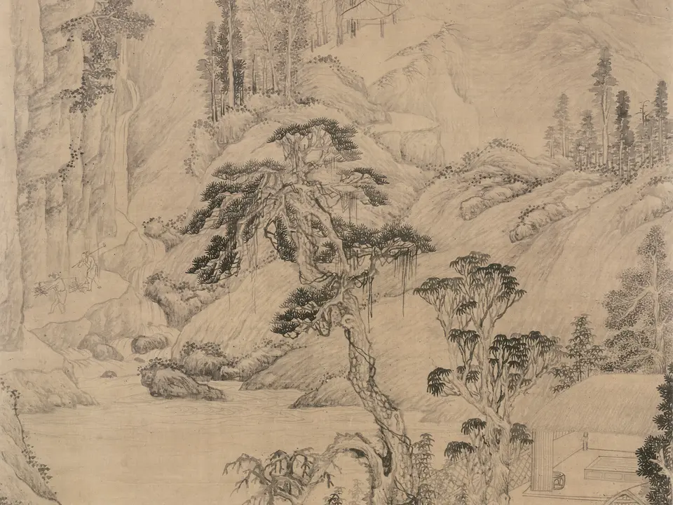 携琴访友图,作者文徵明,约16世纪