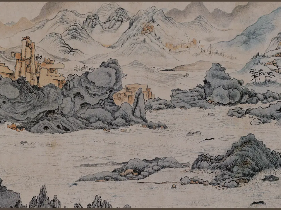 闽中山水图卷,作者项圣谟