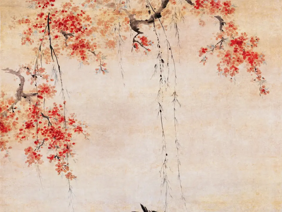桃潭浴鸭图,作者萧晨,约17-18世纪