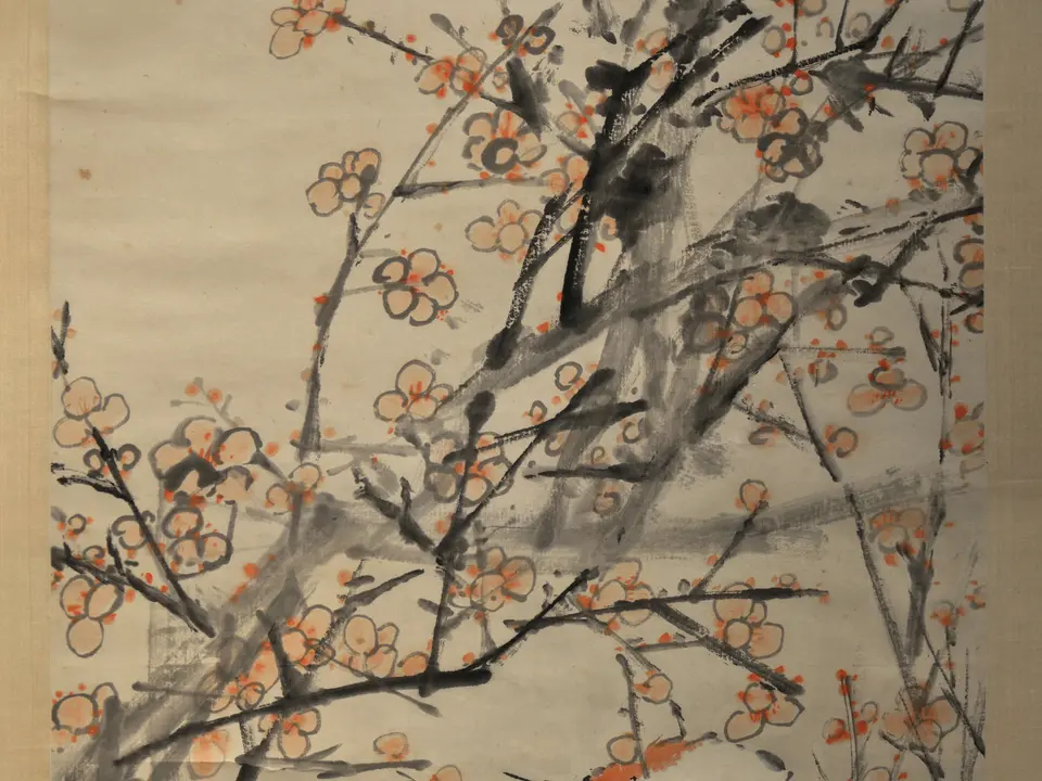 梅鹤图，19世纪