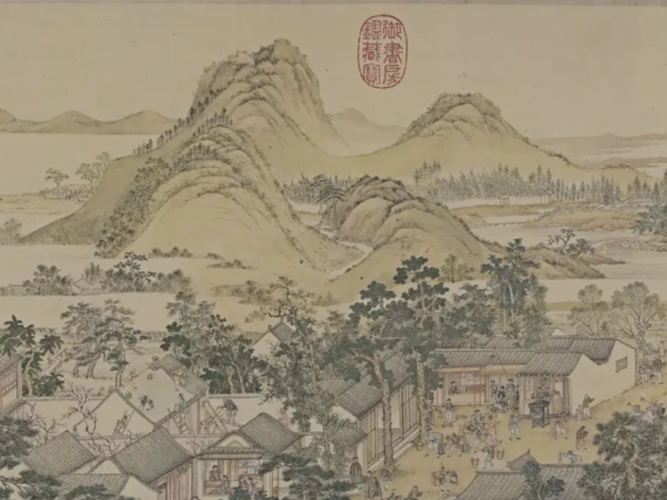 姑苏繁华图灵岩山细节