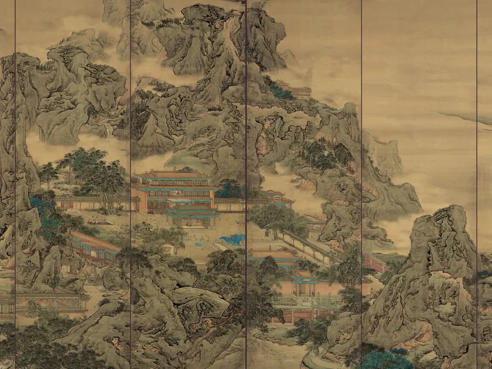 阿房宫图屏,未知