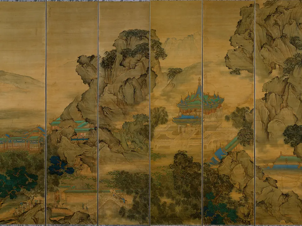 蓬莱仙境图,未知