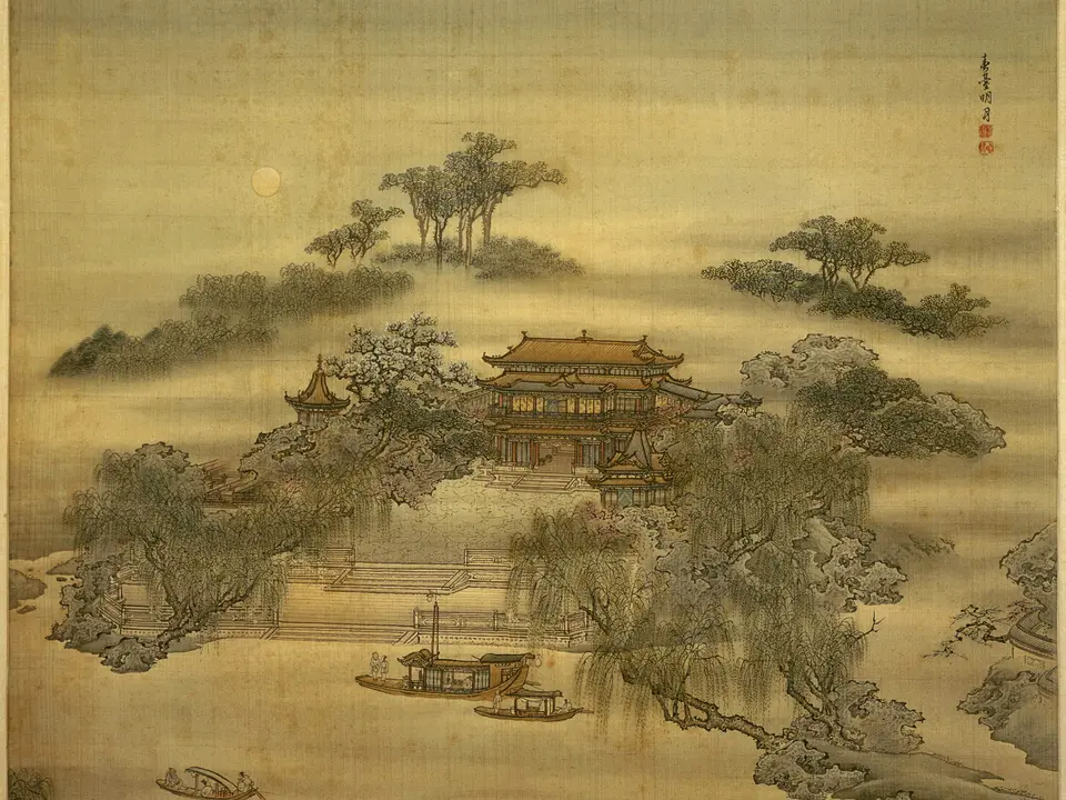 扬州四景图,18世纪