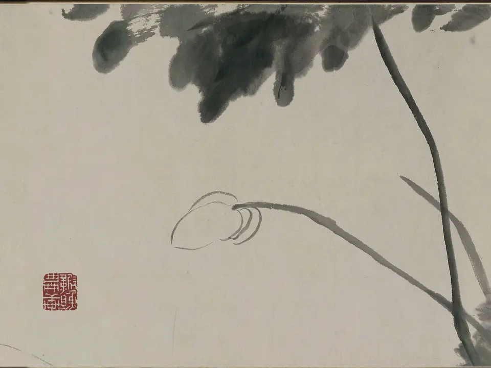猫石图，作者朱耷
